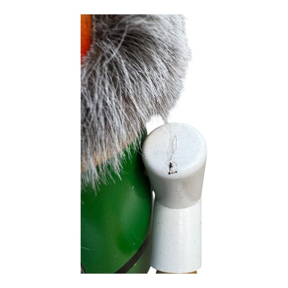 Vtg Steinbach Wooden Bavarian Huntsman Nutcracker W/Green Hat & Gray Beard 15" - Picture 12 of 15
